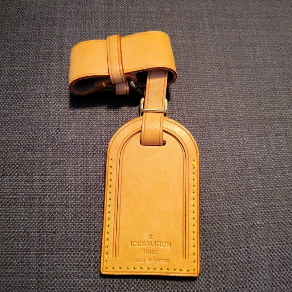 Authentic Louis Vuitton Luggage Leather Poignet  Set #3